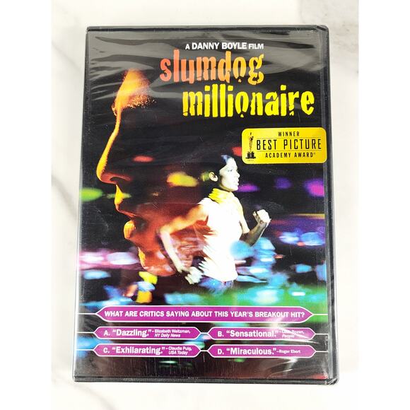 Movie Slumdog Millionaire DVD New Sealed India 2009 Dolby Digital - Picture 1 of 10